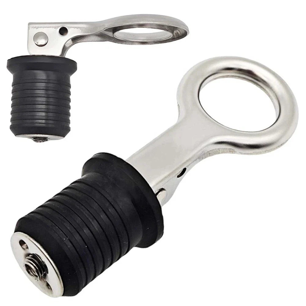 Stainless Steel Marine Drain Stopper for 25mm Drain Ports on Boats/Yachts