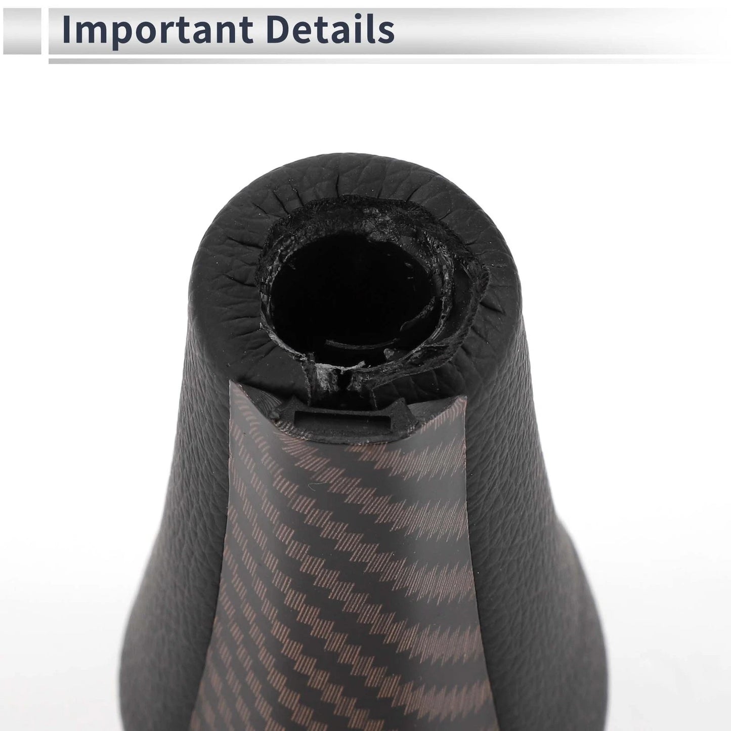 5 Speed Shift Knob for BMW X3 2004-2020 Plastic Stick Shifter Knob Brown Black