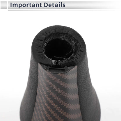 5 Speed Shift Knob for BMW X3 2004-2020 Plastic Stick Shifter Knob Brown Black