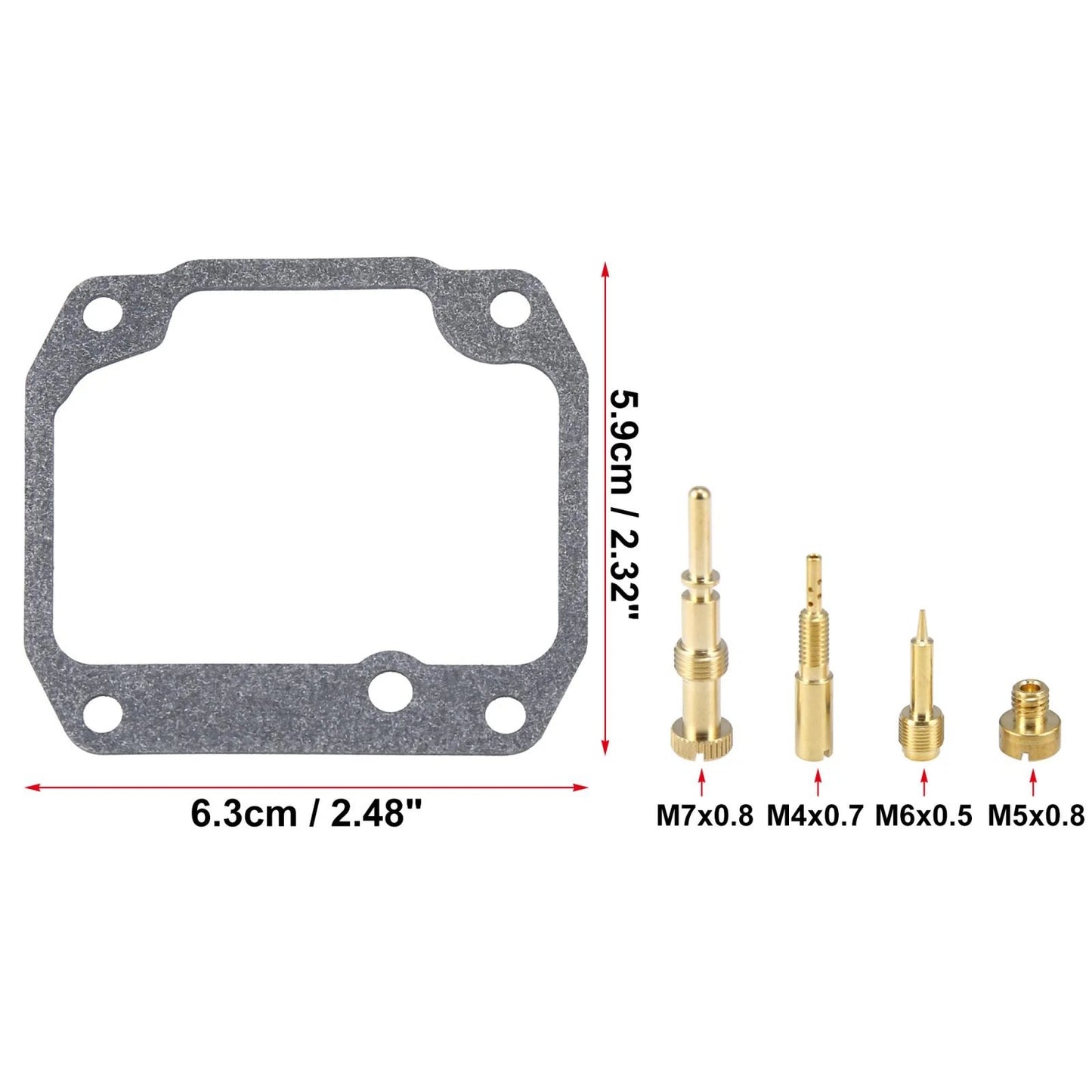 Carburetor Repair Rebuild Kit / 1x / for Suzuki LT160 LT160E (1989–1992)