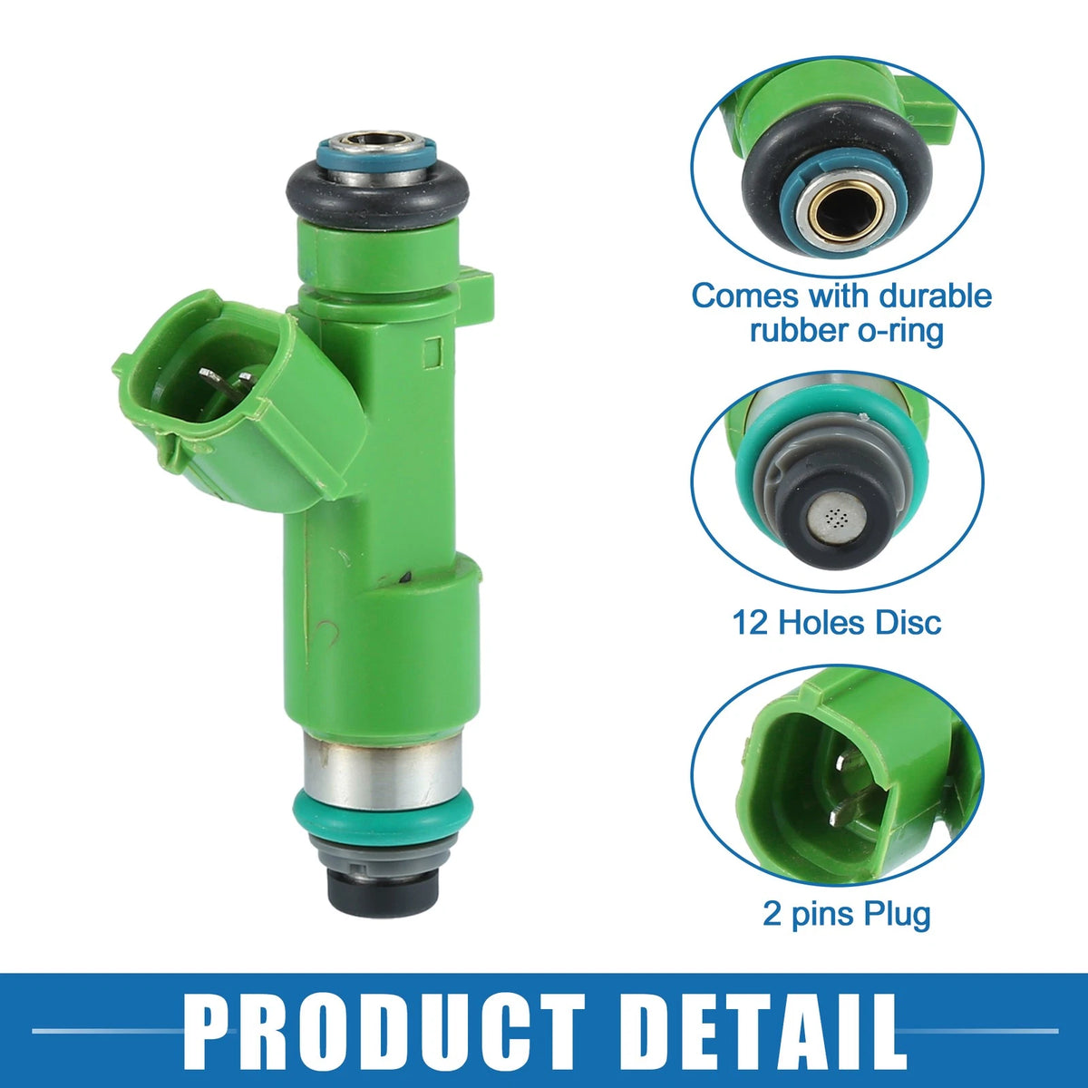 6 x Fuel Injector 3.5L Green for Nissan Pathfinder (14-20)