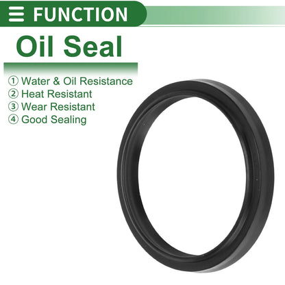 Oil Seal / 45x53x5mm / Seal Ring Rotary Shaft NBR Rubber 5 Pcs