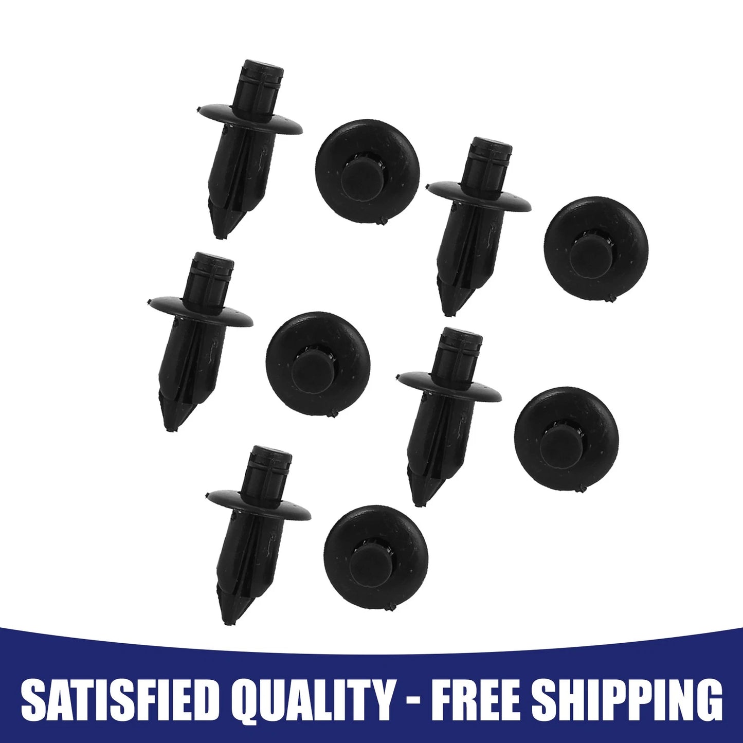 Plastic Rivet Body & Trim Panel Retainer Clips for Toyota  - 10 pcs