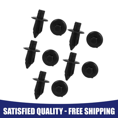 Plastic Rivet Body & Trim Panel Retainer Clips for Toyota  - 10 pcs