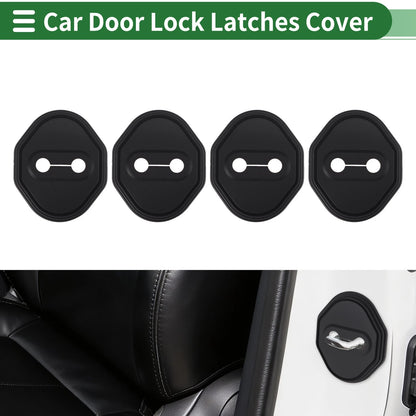 4 pcs / Car Door Lock Latches Cover for Toyota Land Cruiser 250 (2024–2025)