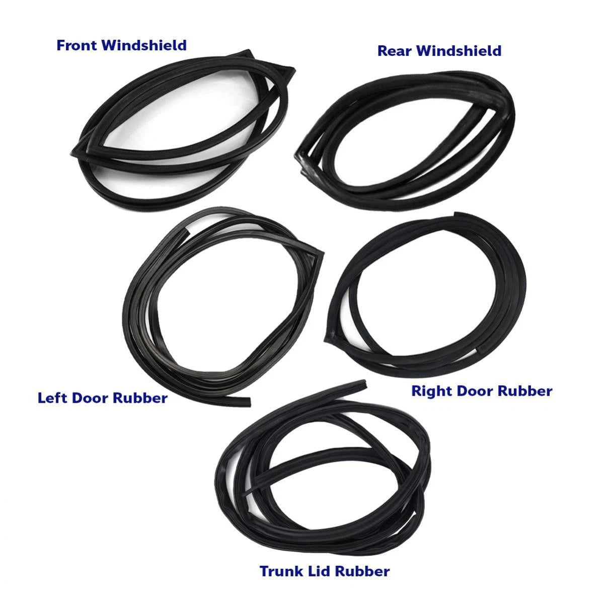 Set Weatherstrip Windshield Door Rubber Fit Nissan Datsun Sunny 1200 KB110 Coupe