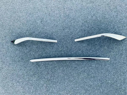Rear Bottom Bumper Molding Trim Chrome Style for Toyota Harrier Venza (2020-2024)