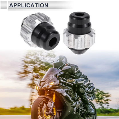 0.59" Aluminum Alloy Plastic Motorcycle Slider Frame 2 x for Motorcycle