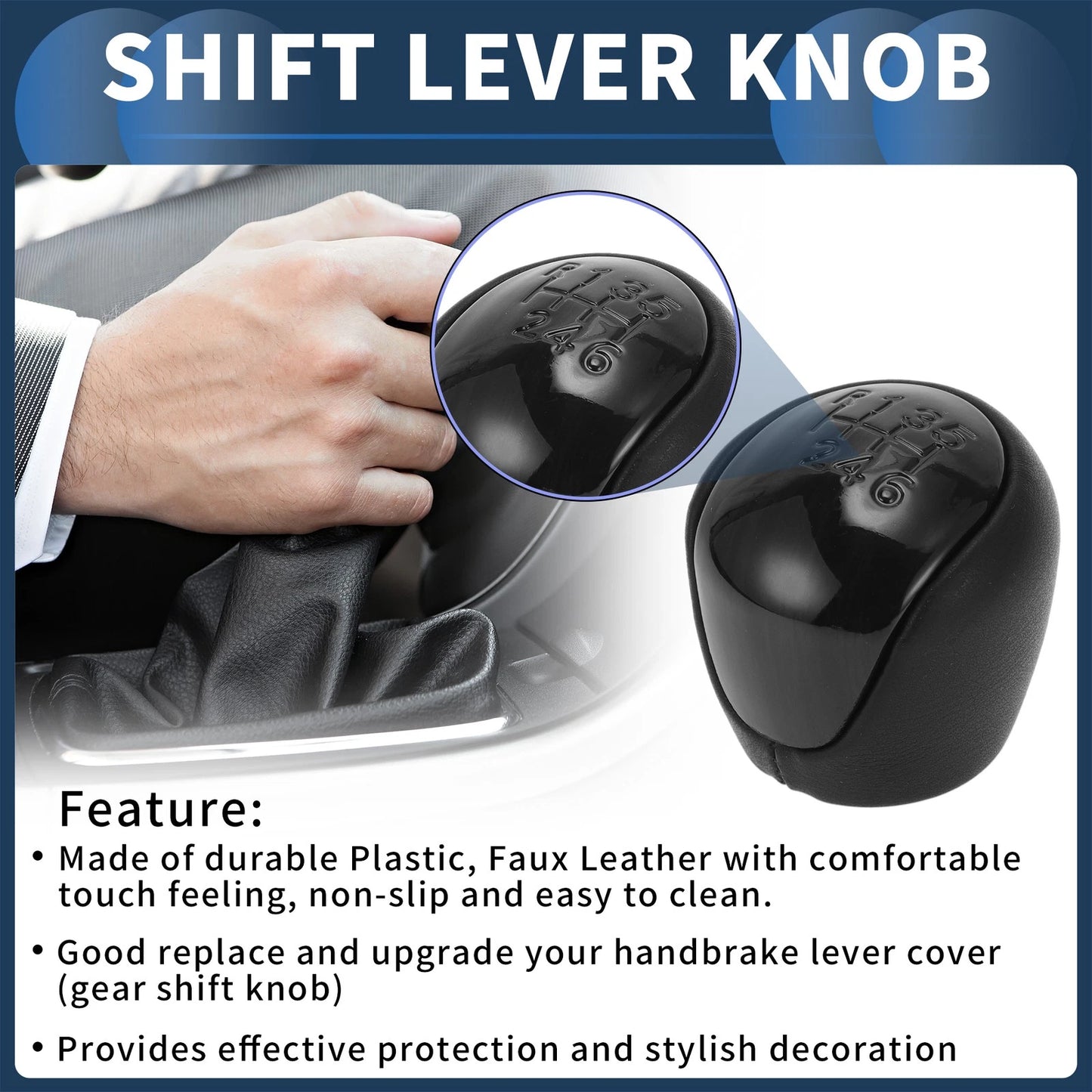 6 Speed Gear Shift Knob for Hyundai Elantra (2008-2009)