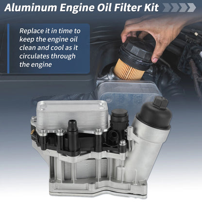 Engine Oil Filter Base Housing Assembly for BMW X3 X5 328D