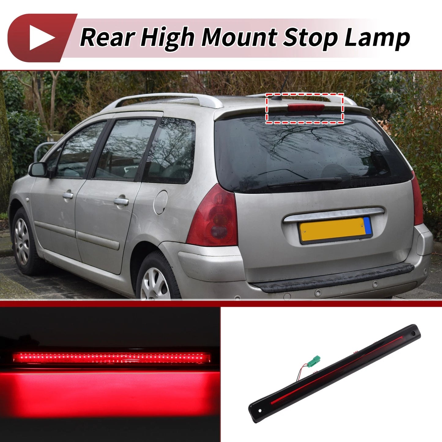 Red LED Third Brake Light for Buick Terraza (2005–2007)