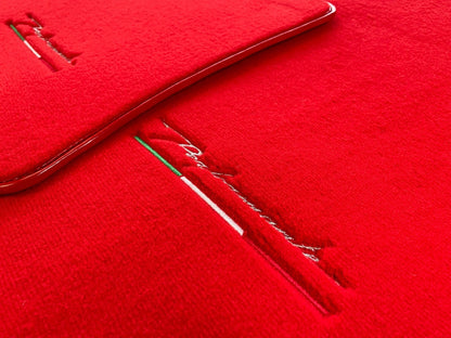Tailored Carpet Floor Mats for Alfa Romeo Brera 2006-2010 - 2 x Perfomante Red
