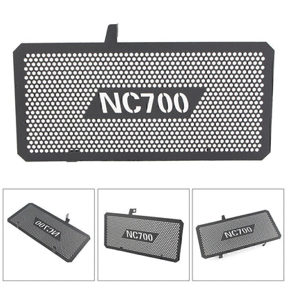 Black Front Radiator Engine Cooler Grill Cover for Honda NC700X NC700S (2012-2018)