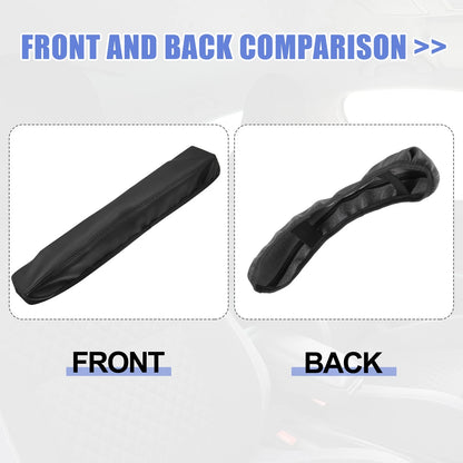 Car Center Console Armrest Lid Covers for Toyota Sienna (2021-2022) Black