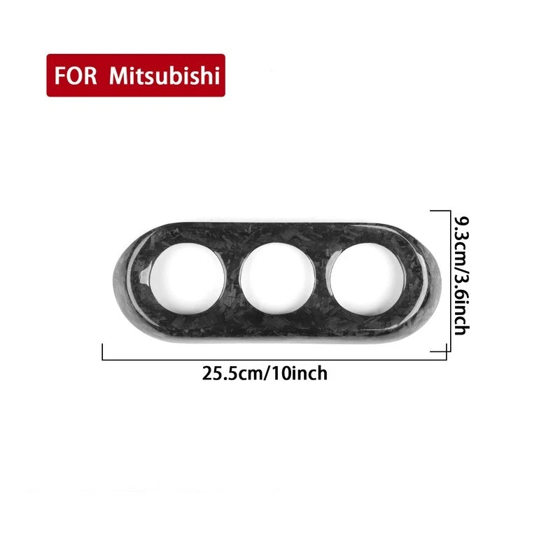 Carbon Fiber Air Conditioning Panel Cover for Mitsubishi Lancer 10th Generation