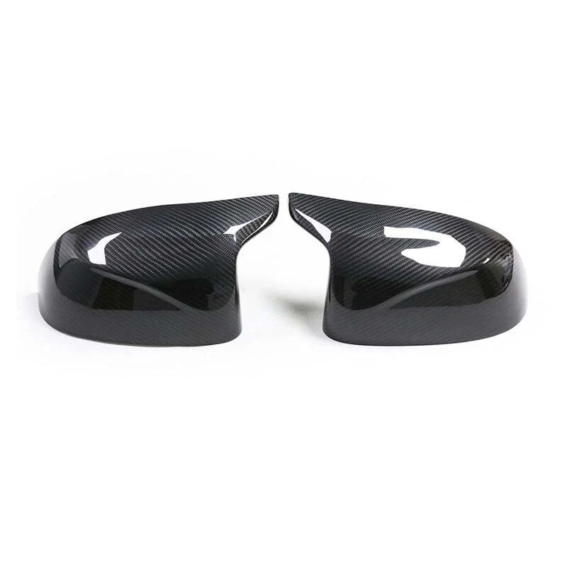 M Sport Carbon Fiber Side View Mirror Cover Cap Trim Fit For BMW X3M 2019-2022