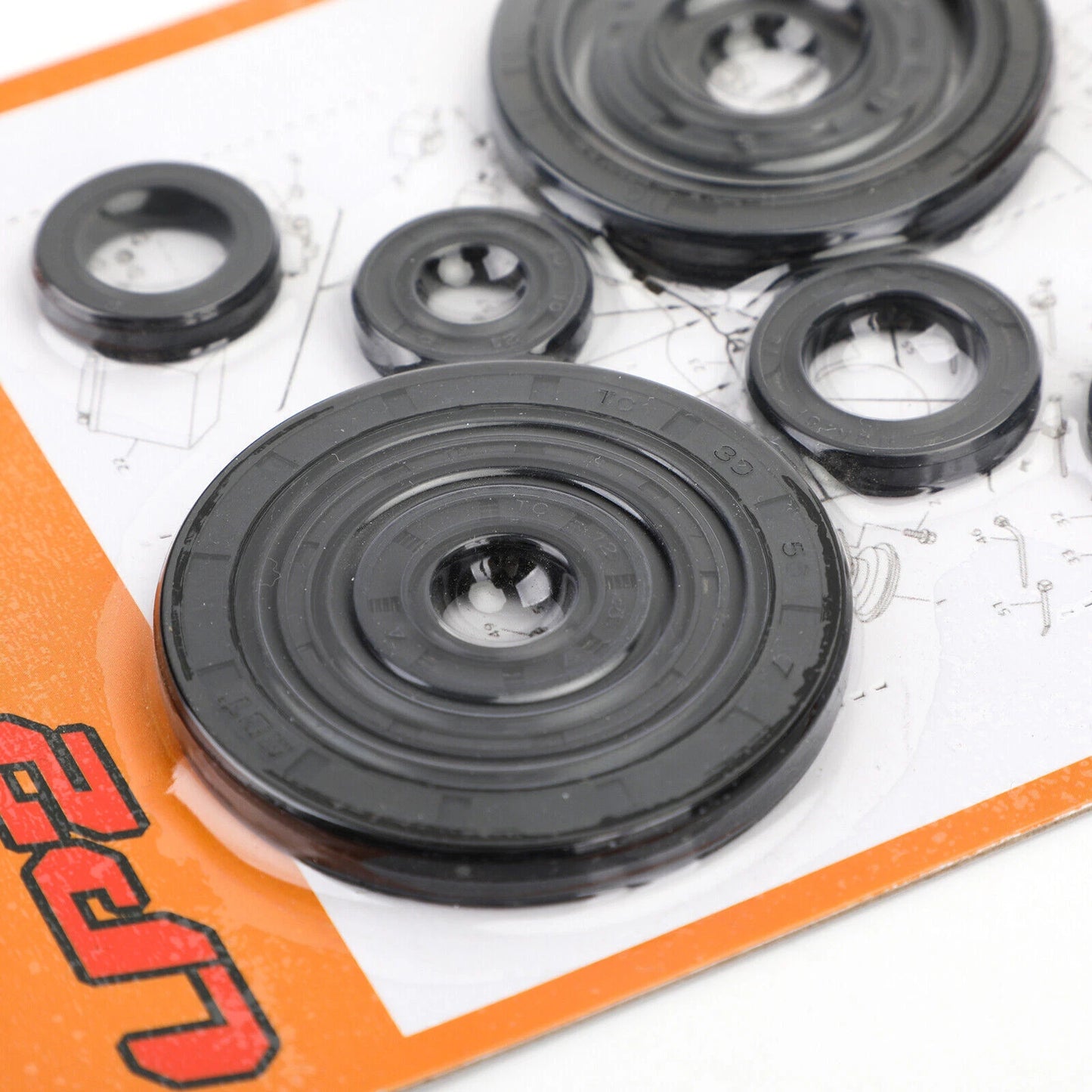 10pc Shaft Seal Set for Honda CRF 250R/250X (2004-2017)