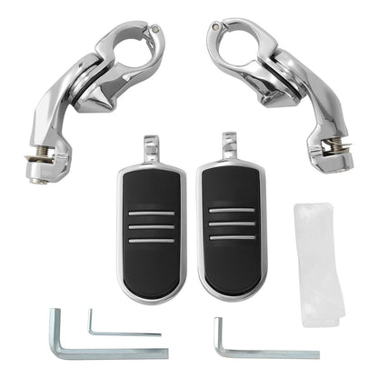 32mm Engine Guard Foot Pegs for Harley Touring (1993-2025)