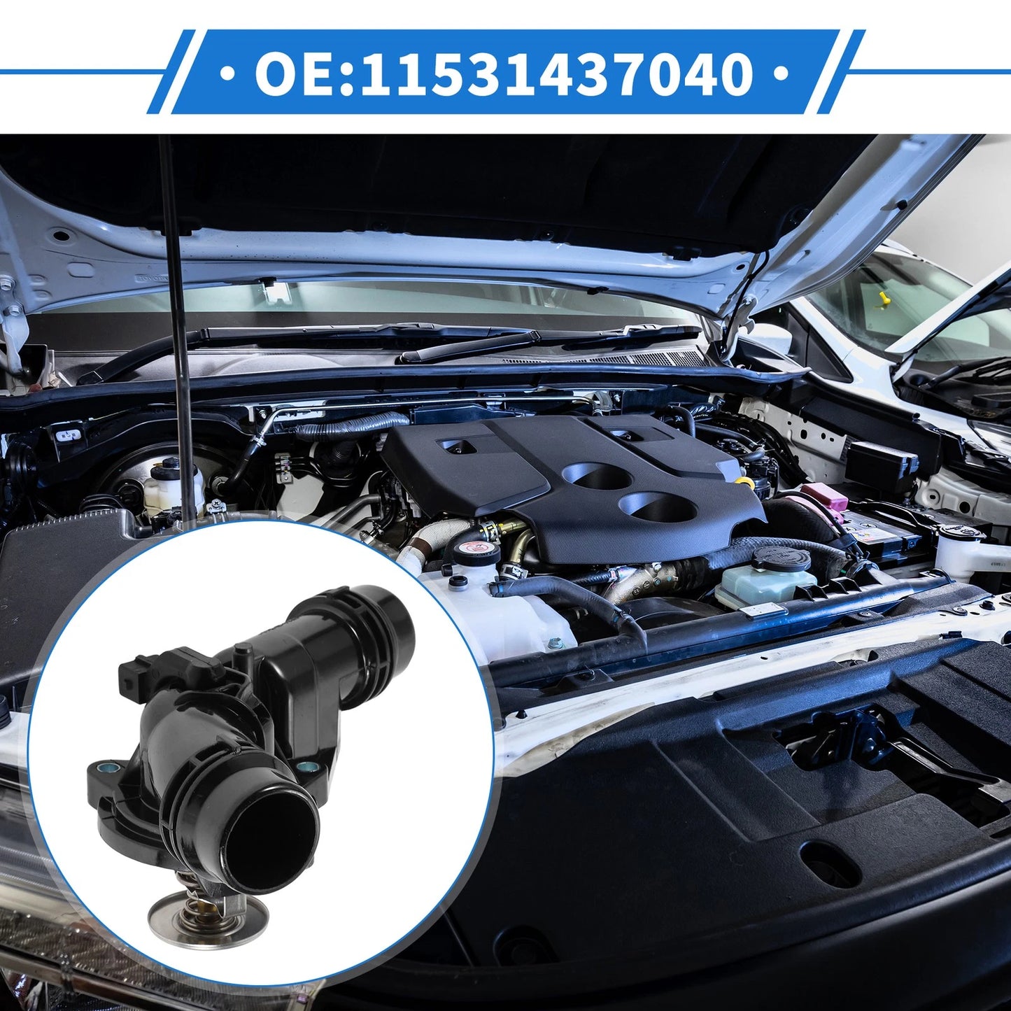 Thermostat Housing Assembly for BMW E46 323i 325i 328i 330i 525i (2000-2006)