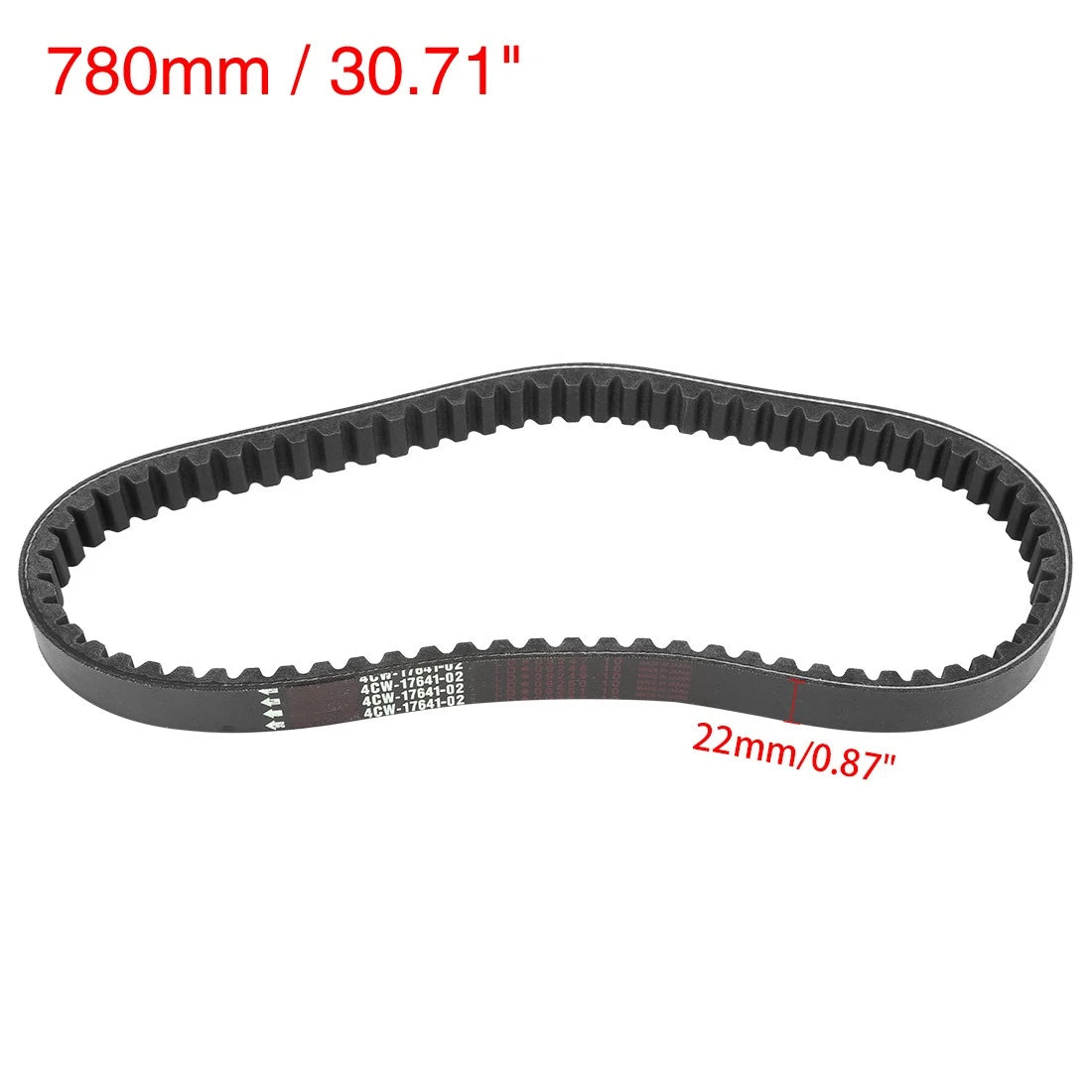 Black Rubber Transmission Belt for ZY125