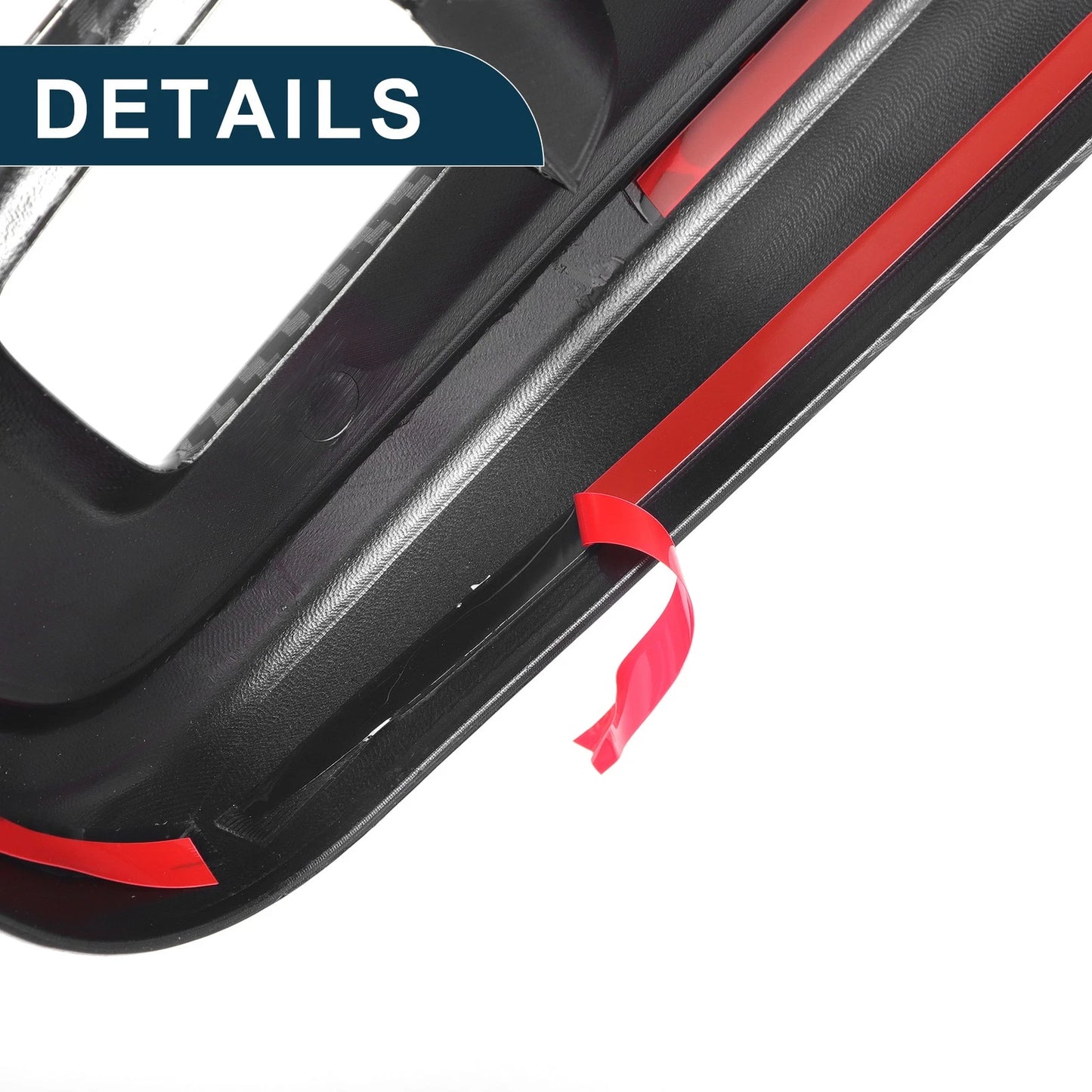 ABS Gear Shift Knob Cover for Honda CR-V 2023-2024 Carbon Fiber Black