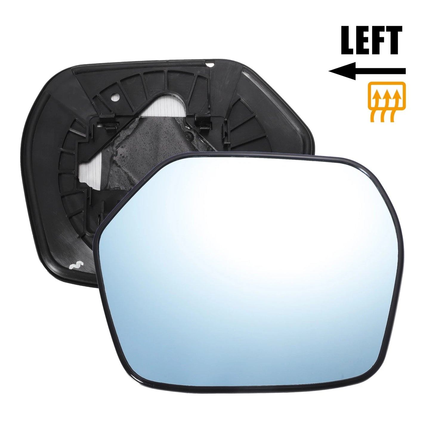 Left Side Blue Heated Mirror Glass for Honda CR-V 2007-2011