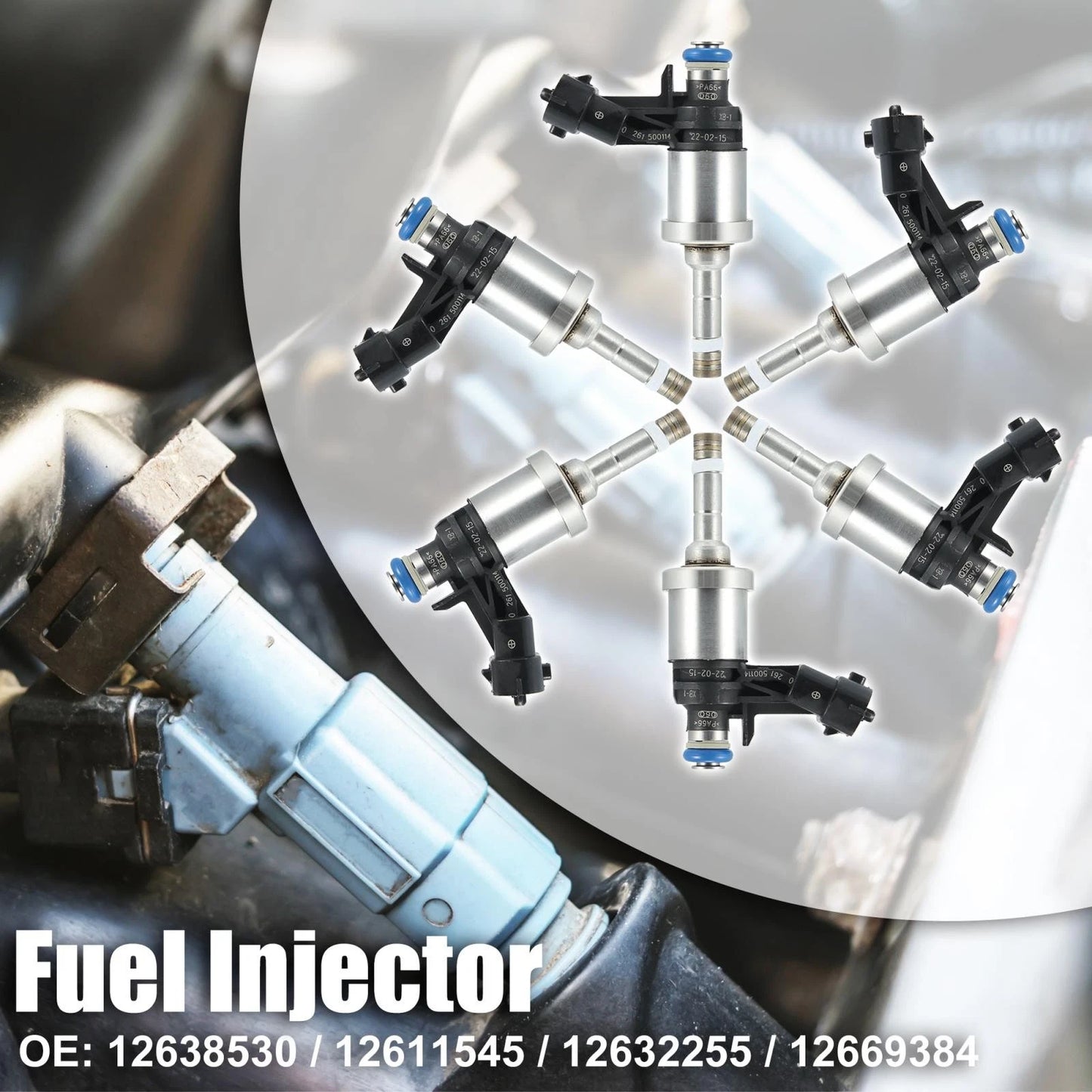 6 x Fuel Injector Nozzle for GMC Acadia Saturn Outlook (2007-2010)