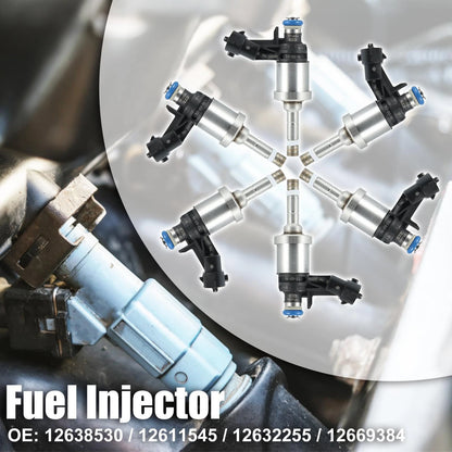 6 x Fuel Injector Nozzle for GMC Acadia Saturn Outlook (2007-2010)