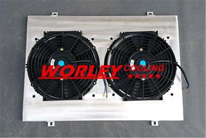 Aluminum Shroud + Fans for Holden Statesman WB V8 (1980-1984)