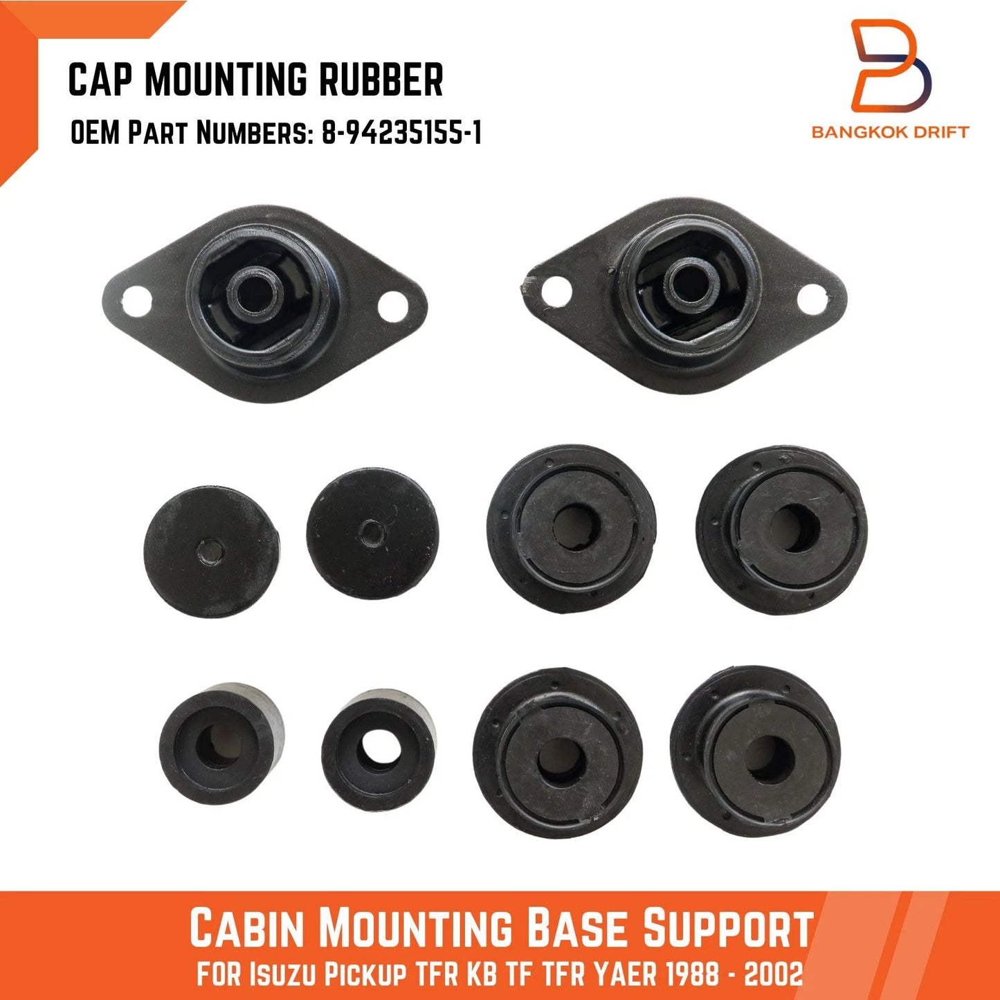 Cabin Mounting Base Support for Holden Rodeo TF TFR Pickup (1988-2002)