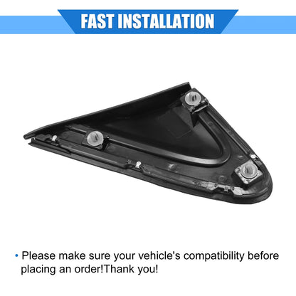 Front Right Side Door Mirror Flag Cover for Honda CR-V (2012-2016) Black