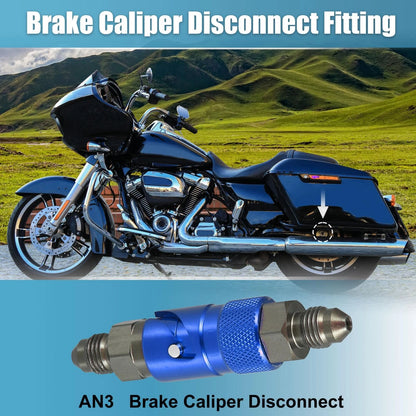 AN3 3AN Quick Release Disconnect Coupling Fitting Blue for Car Motorcycle