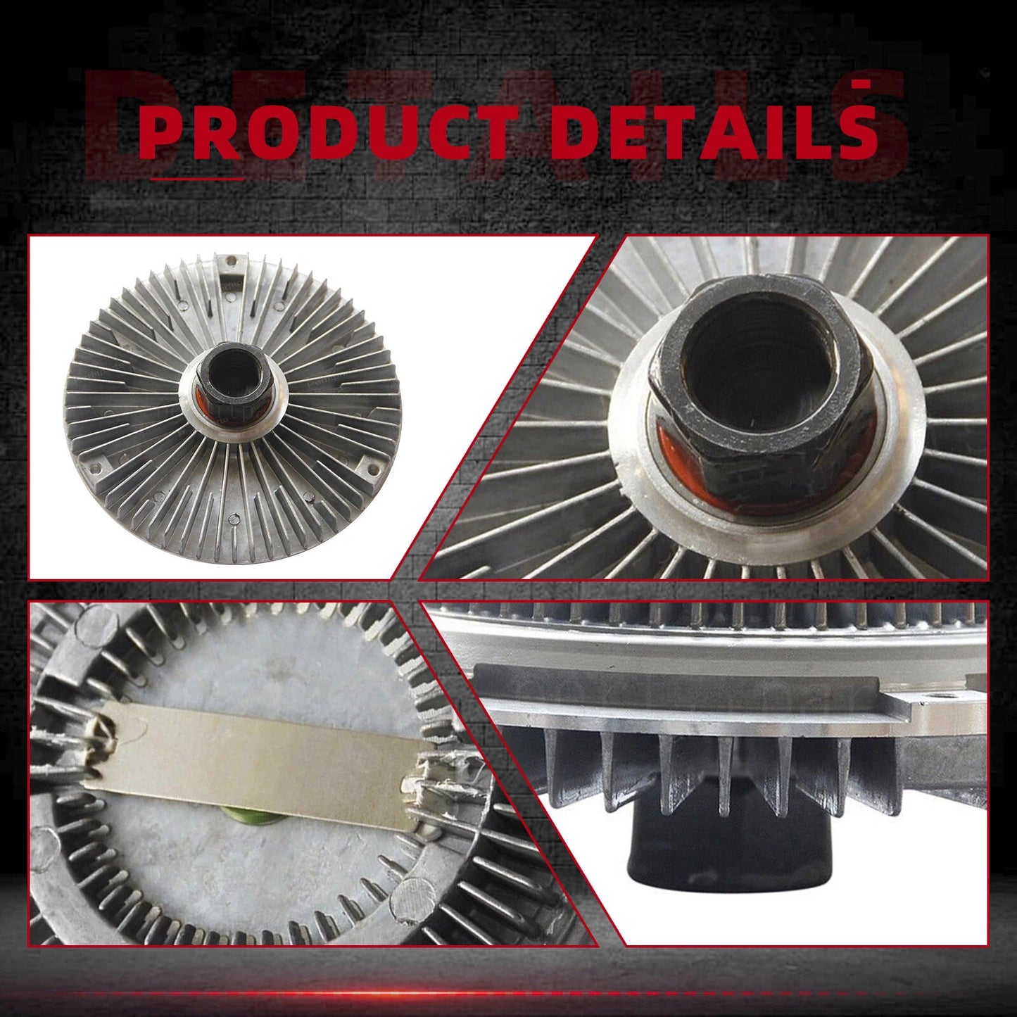 Radiator Clutch Fan for BMW 3 5 7 X5 Z3 Series E36 E46 E39 E53 E32 (1990-2006)