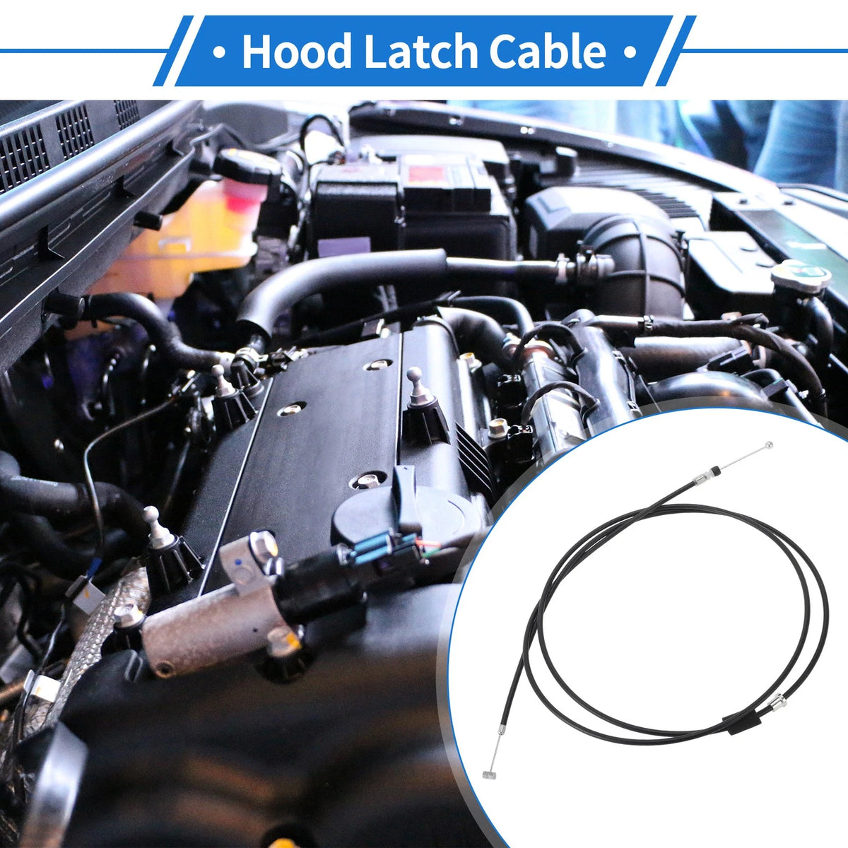 Hood Release Cable Hood Latch Cable for Toyota RAV4 (2013–2019)
