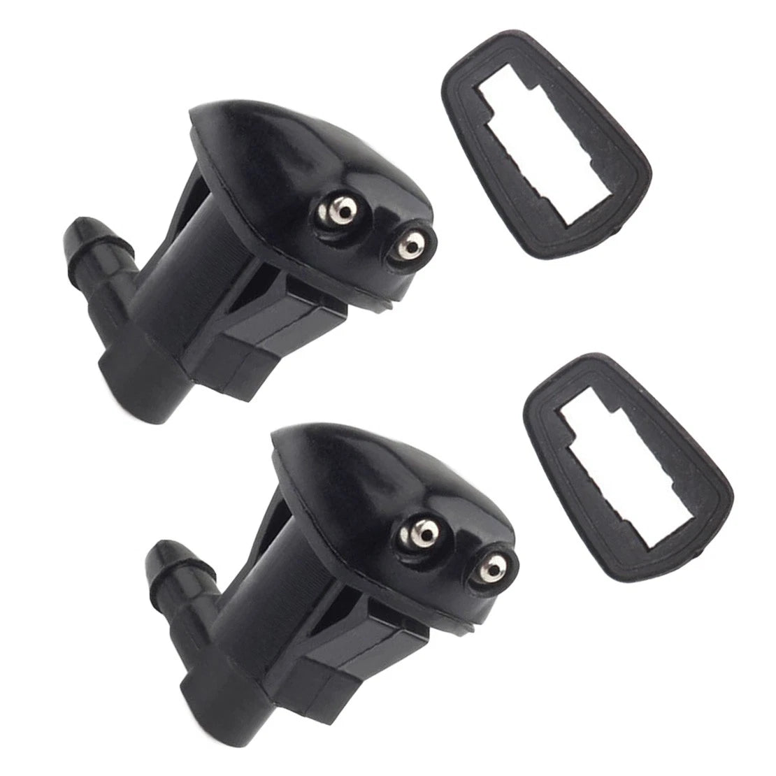 Universal Windscreen Washer Twin Jet Angled Inlet Push Fitting for Car