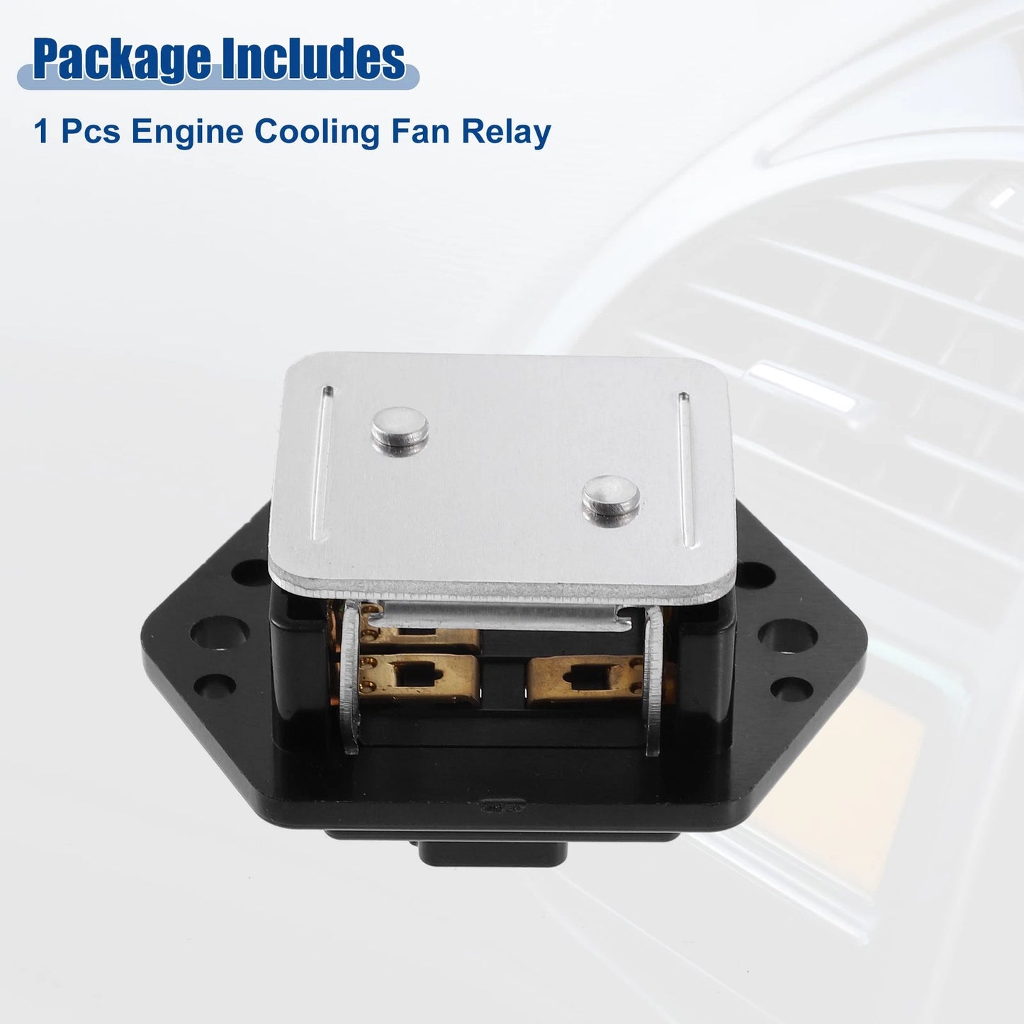 HVAC Blower Motor Resistor Replacement for Isuzu Amigo Silver Tone Black