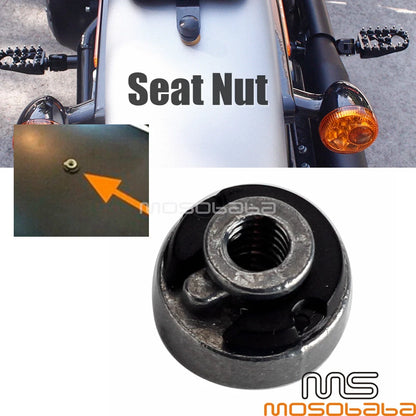 Fender Seat Nut 1/4-20 Thread for Harley Softail Street Bob Road King (2018-2023)
