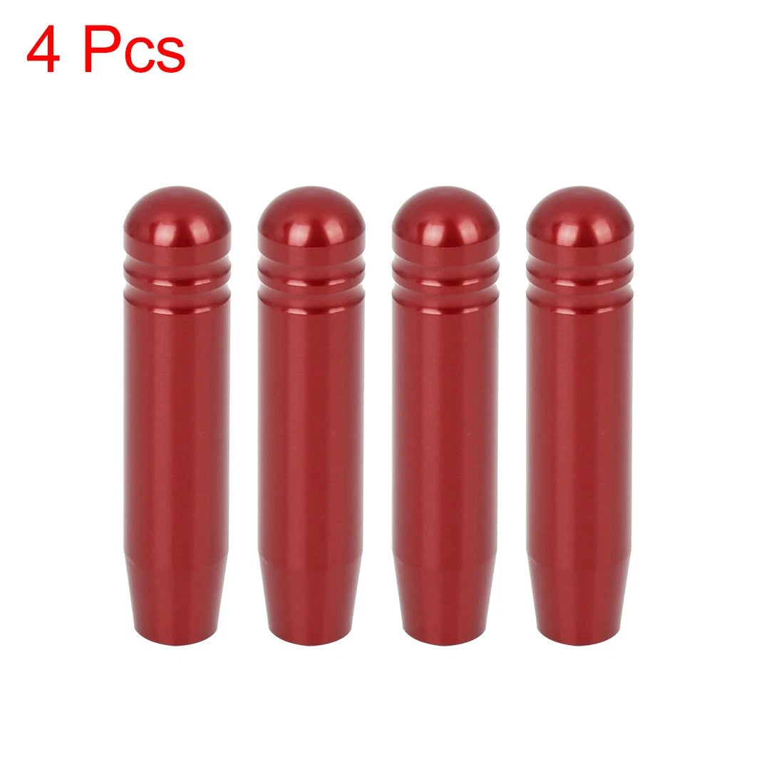 4 Pcs Red Aluminum Alloy Door Lock Knob Pins for BMW 3 Series (2007-2013)