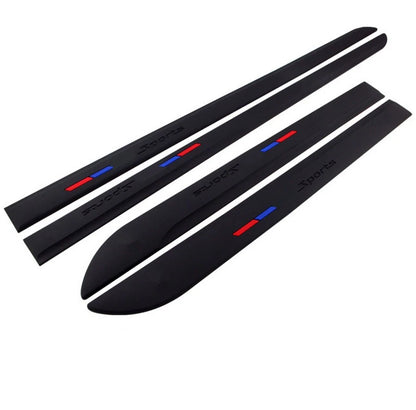 4 Pcs PVC Soft Rubber Door Sill Garnish Trim Cover for Car (Various Years)