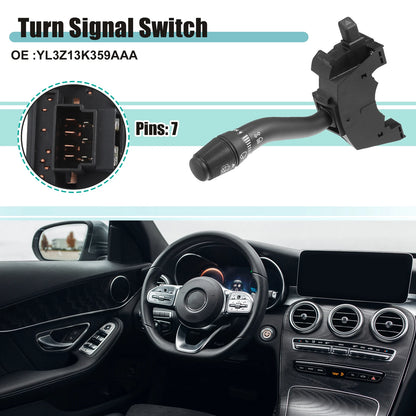 Turn Signal Switch for Ford F-150, F-250 Super Duty, Black (2004-2008)