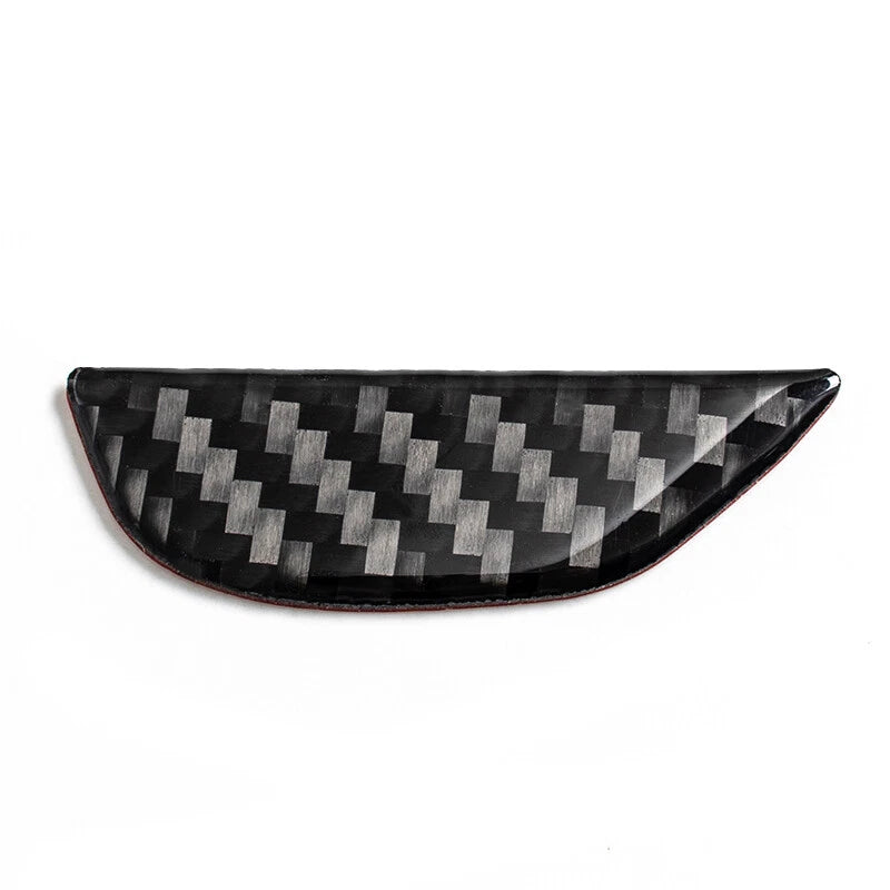 Carbon Fiber Center Armrest Box Button Trim Cover for Dodge Challenger (2015+)