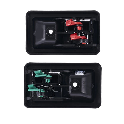 2 x Inner Door Handles Black for Jeep Wrangler TJ (1996-2007)