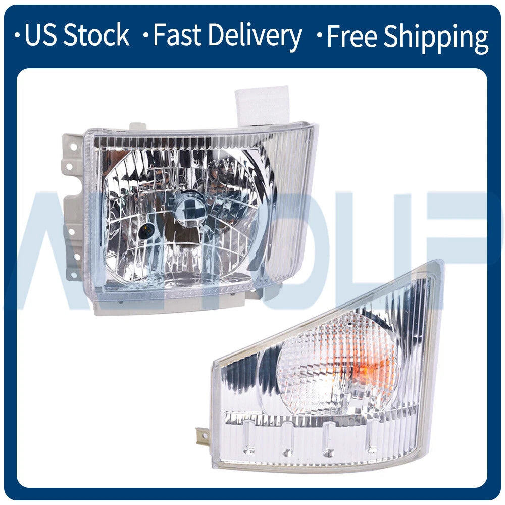 Headlight & Corner Lamp for ISUZU NPR NPR-HD NQR NRR (2008–2020)