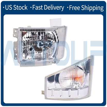 Headlight & Corner Lamp for ISUZU NPR NPR-HD NQR NRR (2008–2020)