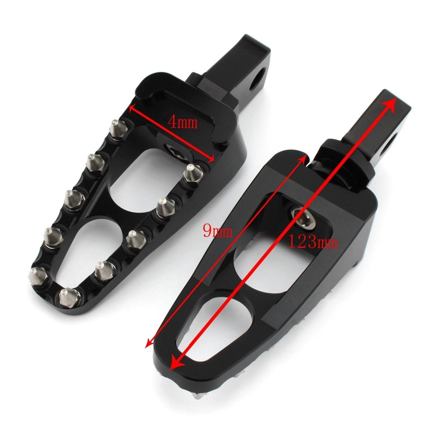 2 x Black Gear Shift Brake Foot Pegs for BMW R18 (2020)