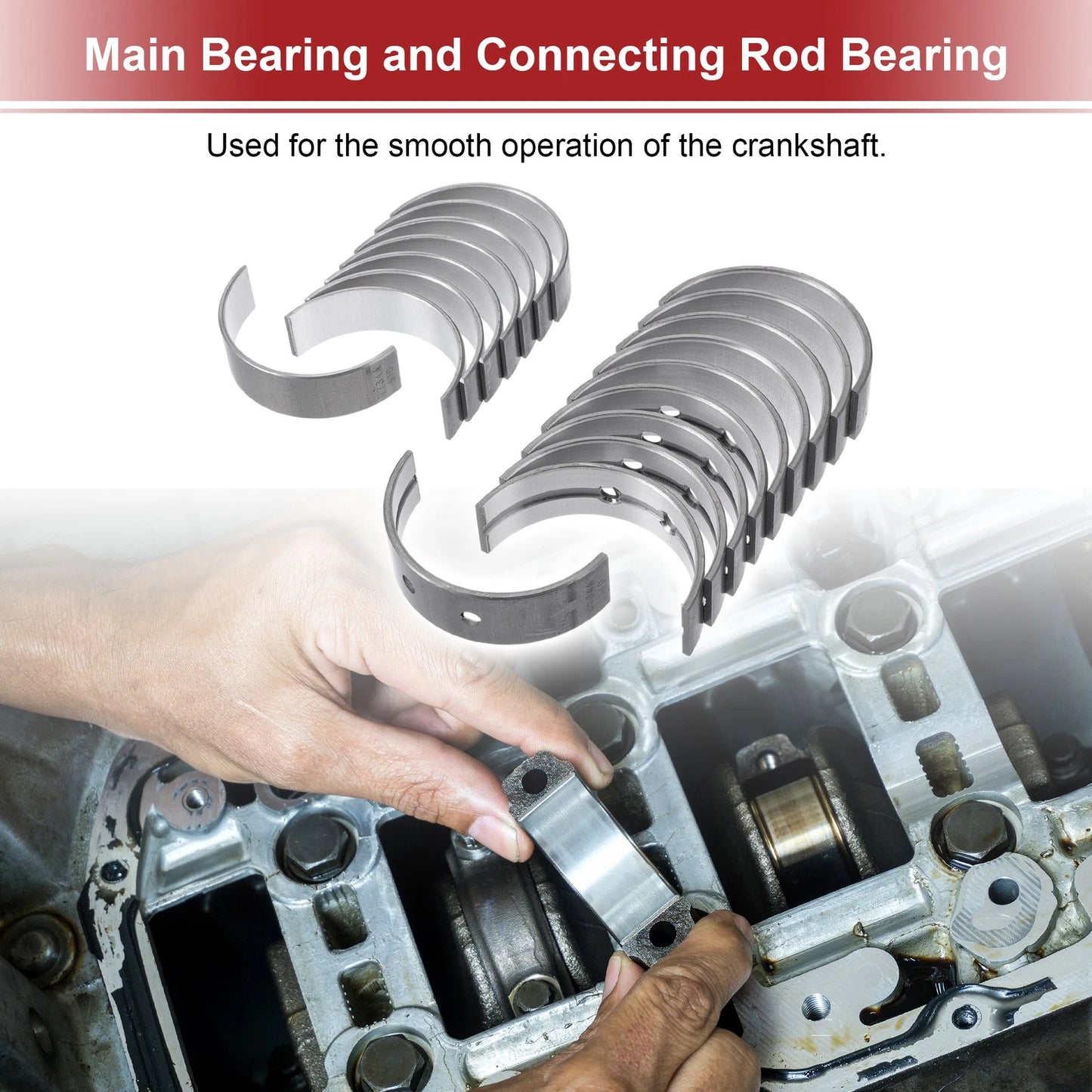 Main & Connecting Rod Bearings for Toyota Corolla