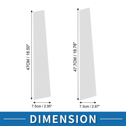 Door Pillar Window Trim / 4 x / Silver Tone for Toyota Highlander (2008–2013)
