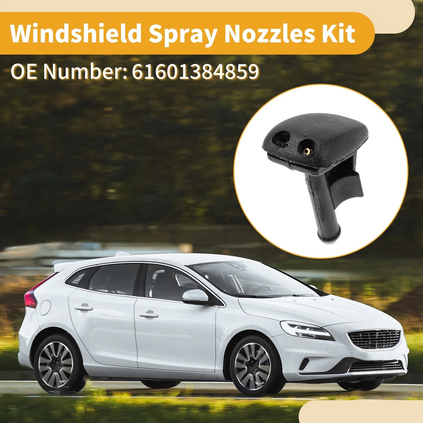 Windshield Washer Nozzle Kit for BMW 3 Series (E36) (1990 - 2000)