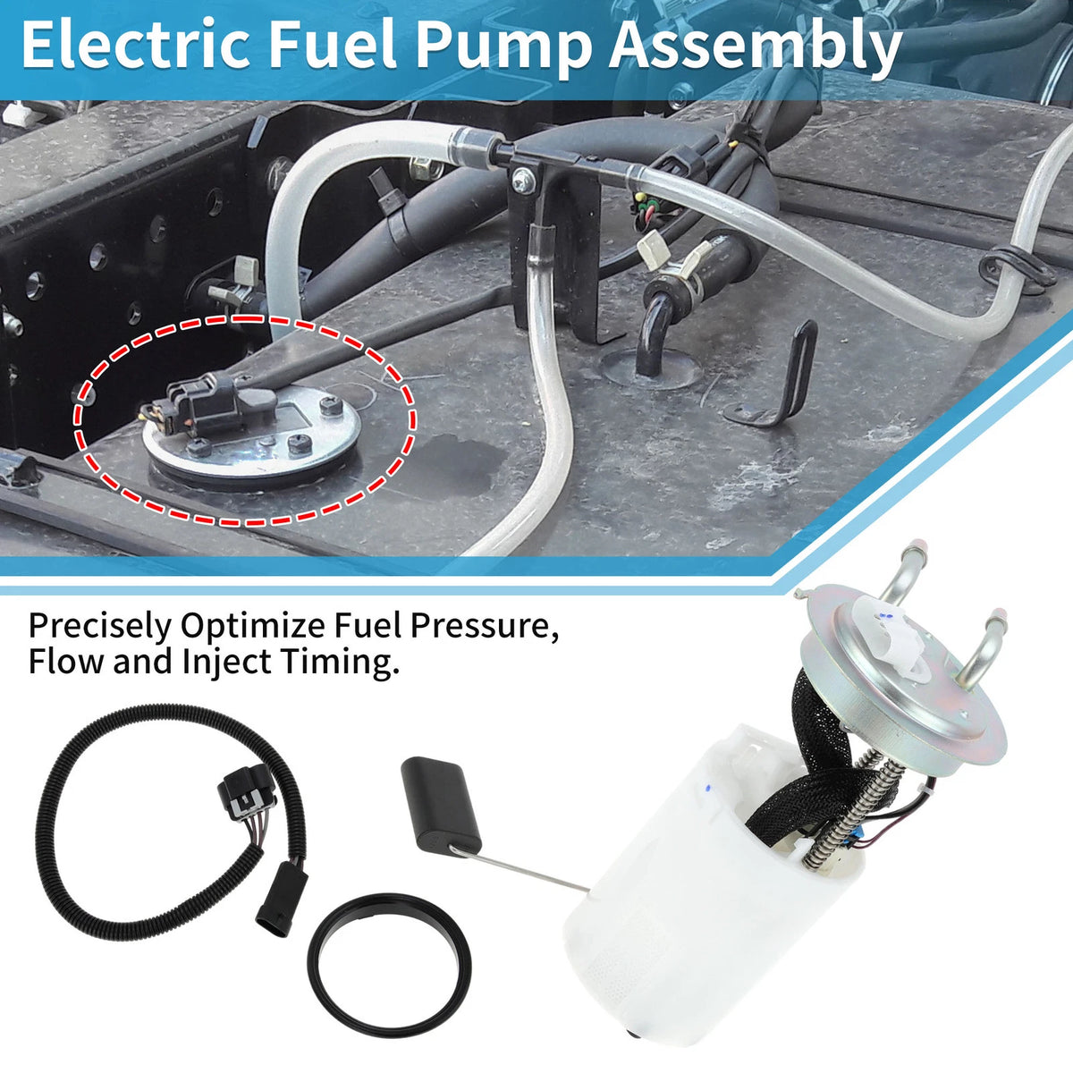 Electric Fuel Pump Assembly for Buick Rainier and Chevy Trailblazer