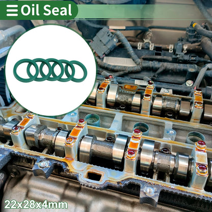 Oil Seal Rotary Shaft Seal TPU 22x28x4mm 5 Pcs